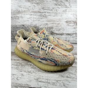 Youth Adidas Yeezy Boost 350 V2 'MX Oat' Cream/Blue/Orange Sneakers Sz 6 EUC!